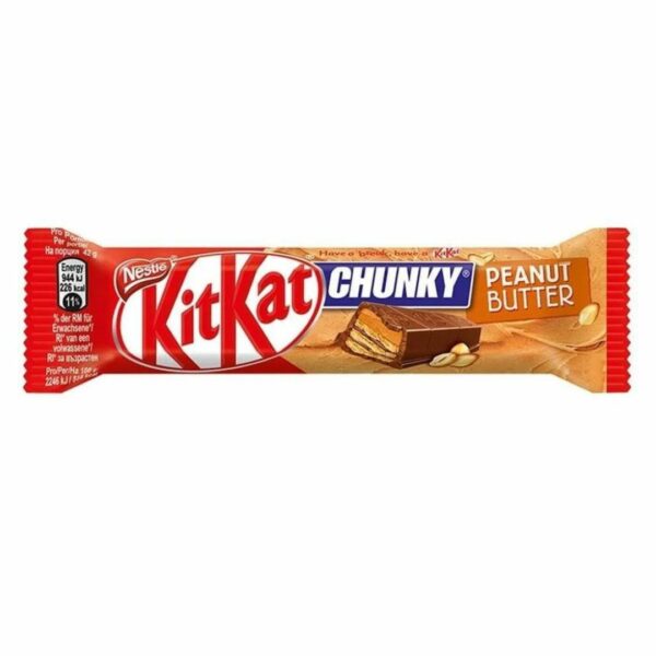 Kit Kat Chunky Peanut Butter (Burro di Arachidi) – 42 g