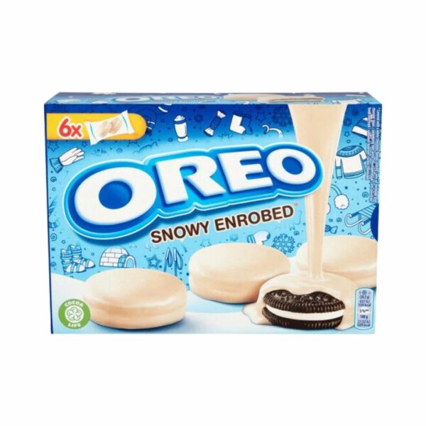 Oreo Snowy Enrobed (Oreo Innevati) al Cioccolato Bianco - 246gr