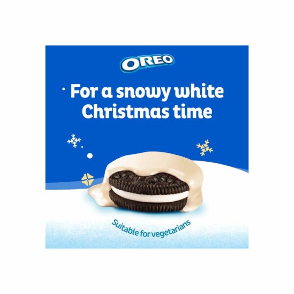 Oreo Snowy Enrobed, al cioccolato bianco - 246gr