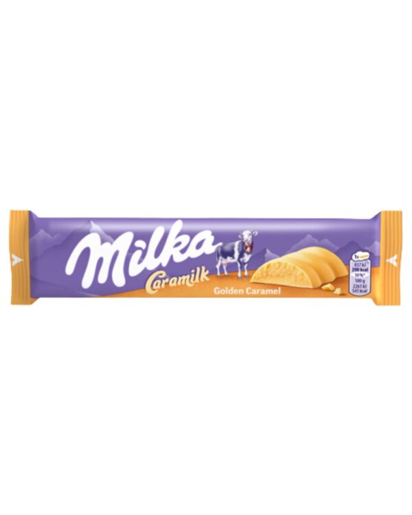 Milka Caramilk, Barretta Cioccolato Bianco e Caramello - 37gr