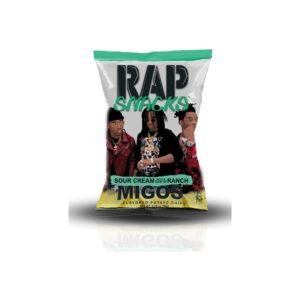 Rap Snacks Migos - Patatine gusto Panna Acida - 71gr