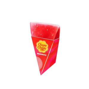 Chupa Chups Freeze Strawberry Triangle - Ghiacciolo al gusto Fragola - 62ml