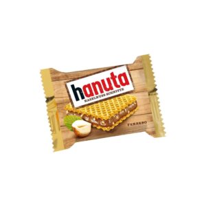 Ferrero Hanuta - Wafer Ripieno con Crema alla Nocciola - 22gr