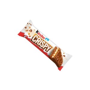 Kinder Crispy - 34gr - Barretta Croccante e Golosa con Crema al Latte Vellutata e Cereali Crispy