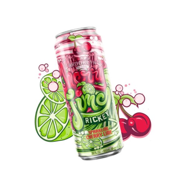 AriZona Cherry Lime Rickey - Brooklyn - 650ml - Gusto Lime e Ciliegia