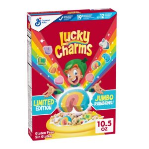 Lucky Charms Jumbo Rainbow Cereal – La Magia a Colazione con Arcobaleni XXL 🌈