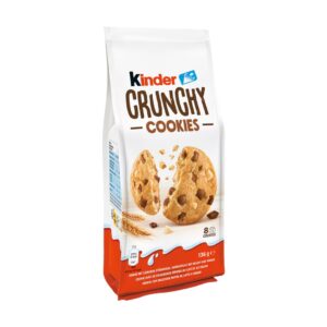 Kinder Crunchy Cookies – Biscotti con Gocce di Cioccolato Kinder | 136gr