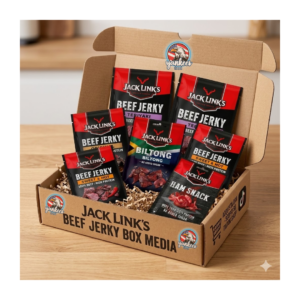 Jack Link's Beef Jerky Box Media - 7 Snack da 315gr di Carne Essiccata ad Alto Contenuto Proteico