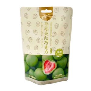 Fragole Liofilizzate alla Crema di Matcha - VIOLIN | 60g — Lo snack croccante e cremoso che spopola in tutta Asia, ora direttamente a casa tua