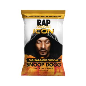 Rap Snacks Snoop Dogg – Patatine BBQ & Cheddar - 71gr