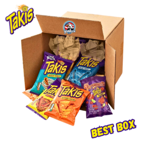 Takis Best Box - 5 gusti diversi di Takis per 388gr- Include la novità Takis Popcorn Fuego