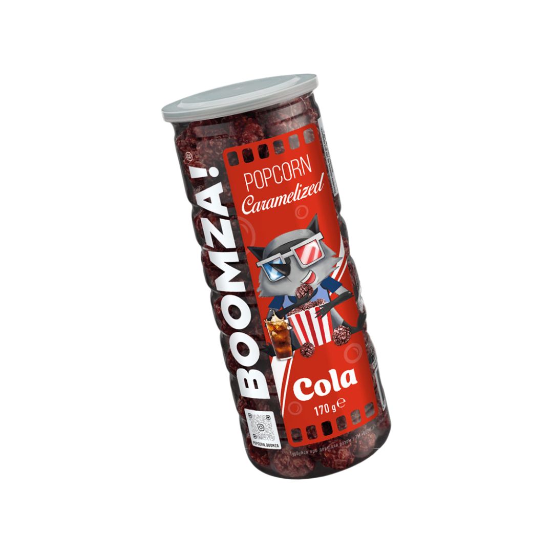 Boomza Popcorn Caramellato Gusto Cola | 170gr