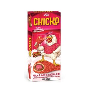 Artu Chicko Chicken Leg Strawberry Cream | Coscia di Pollo al Cioccolato con Crema alla Fragola - 50gr