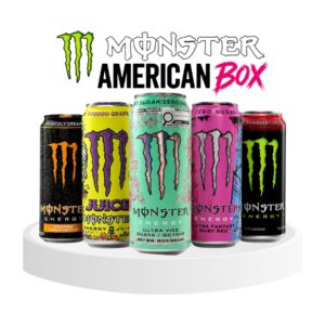 Monster American Box – Mix Esclusivo di Lattine Monster USA & Canada