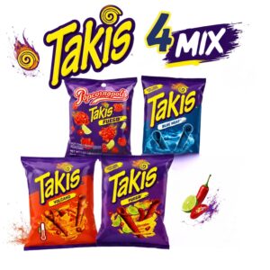 Takis 4 Mix - 4 gusti diversi di Takis | 388gr