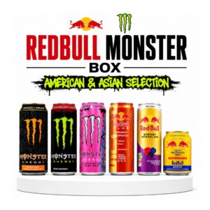 RED BULL MONSTER BOX – American & Asian Selection - 3 Monster + 3 Red Bull (Copia)