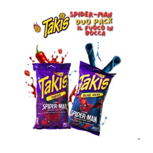 Takis Spider-Man Brand DUO Pack | Fuego + Blue Heat | 200gr